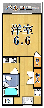 和州ロイヤルビルの間取り