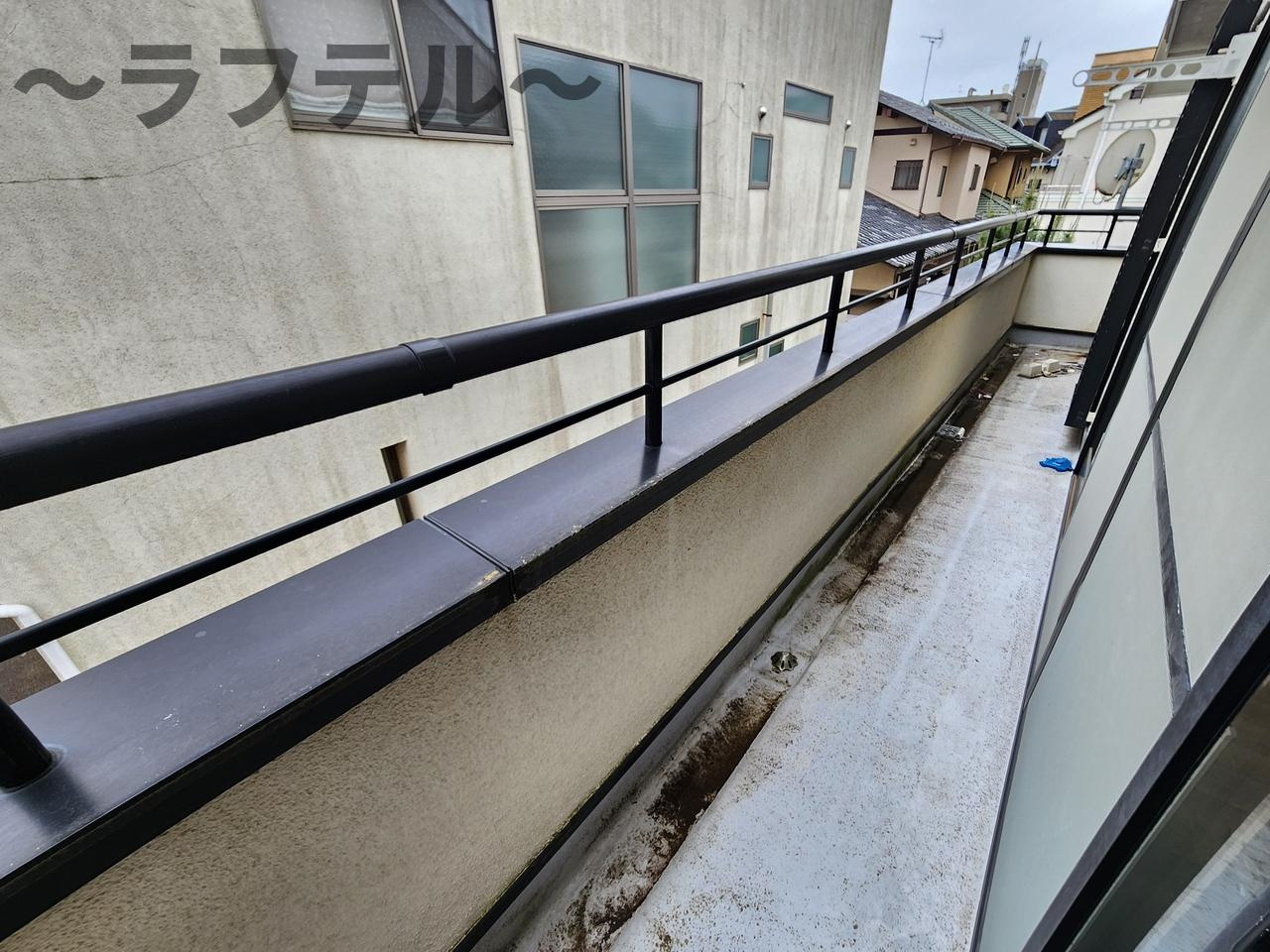 本多邸のバルコニー