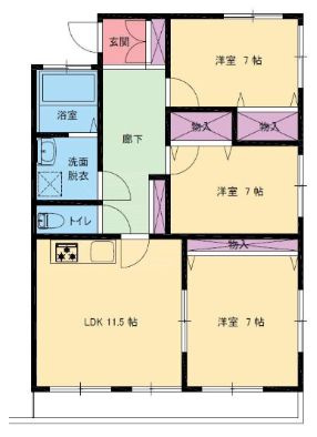 第二佐川ビルの間取り