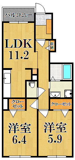 パラッツオ エテルノの間取り