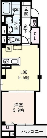 ルミナテラス上町台の間取り