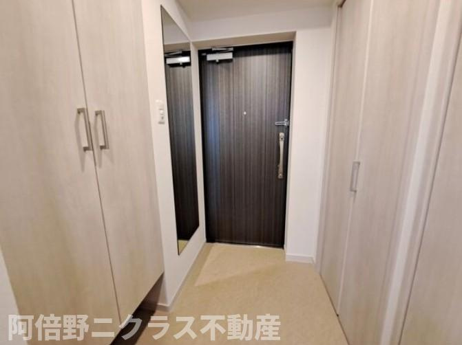 スプランディット天王寺Ⅲの玄関