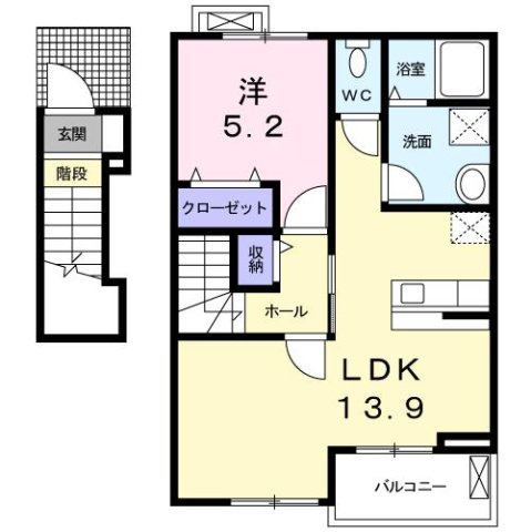 ボヌールⅡの間取り