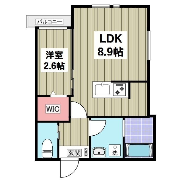 KLEIS新所沢IIの間取り