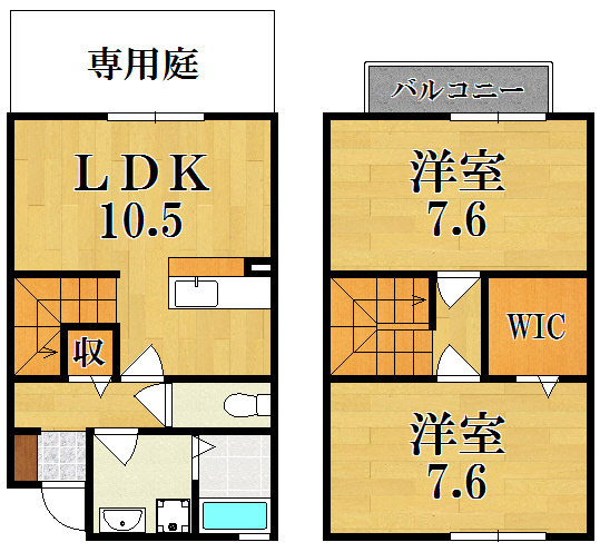 ＨＹＤＥ　ＰＡＲＫの間取り