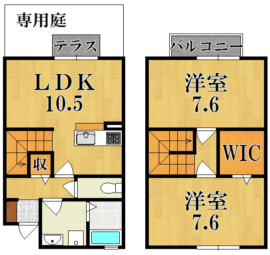 ＨＹＤＥ　ＰＡＲＫの間取り