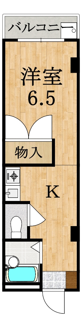 田村マンションの間取り
