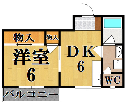 ファミール法隆寺の間取り