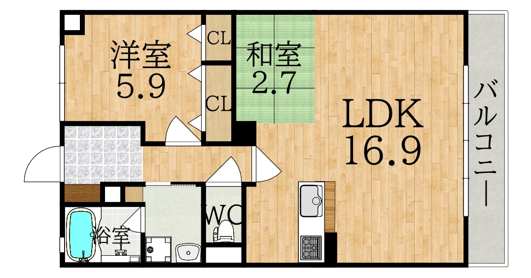 K-TERRACE学研奈良登美ヶ丘の間取り