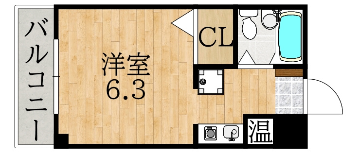 駅前岡ハイツの間取り