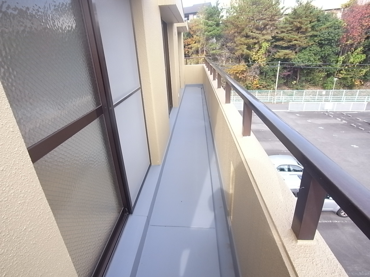 富雄サンパレスⅠ号館の展望