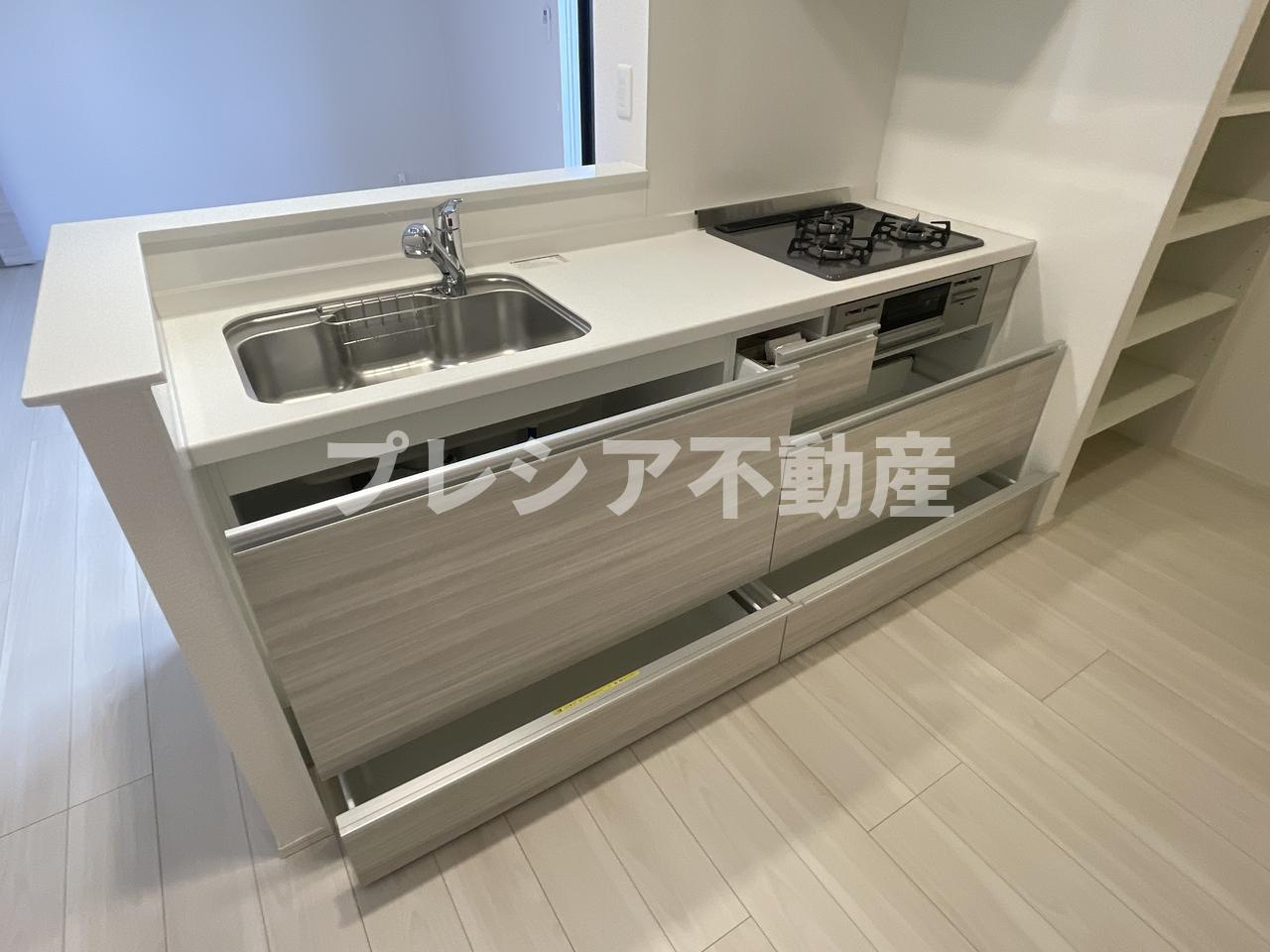 D-ROOM甲子園口のキッチン