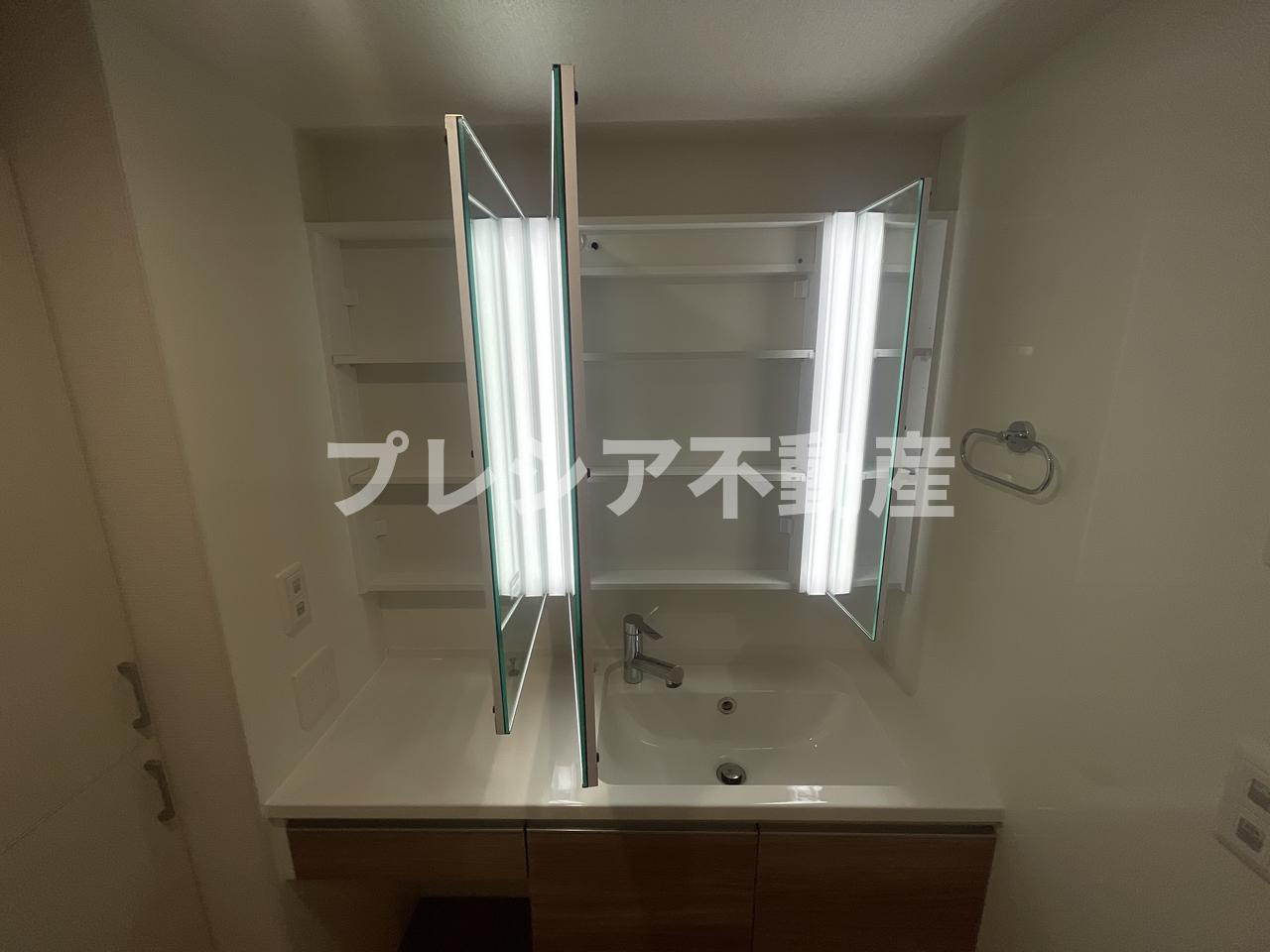 D-ROOM甲子園口の洗面所