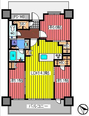 ＵＲＡＷＡ　ＴＨＥ　ＴＯＷＥＲの間取り|★間取りです★