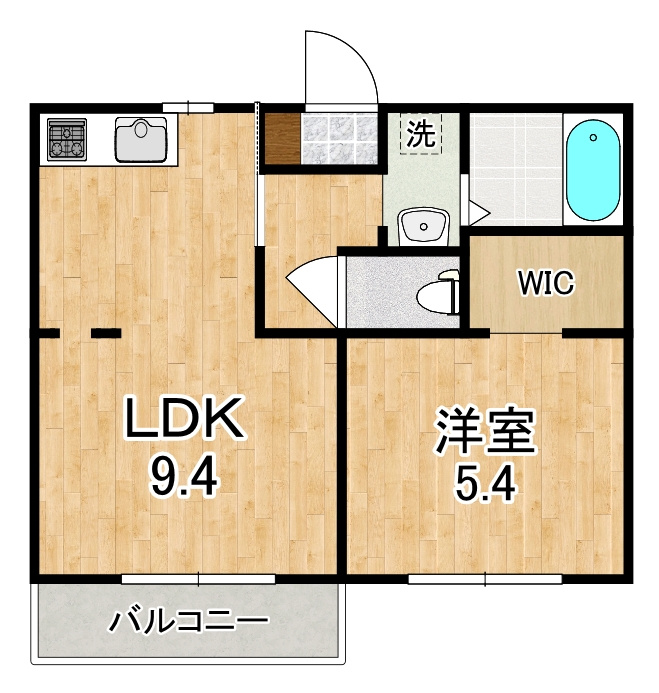 エクセルハイツＡ棟の間取り