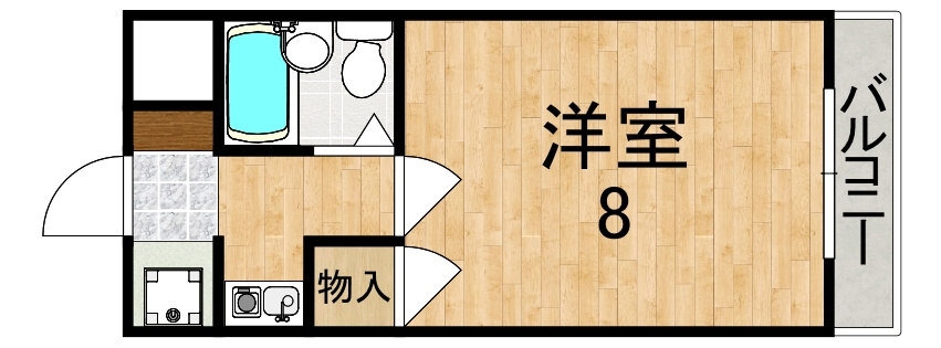 メゾン三条の間取り