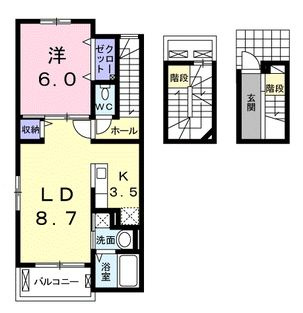 プランドールⅡの間取り