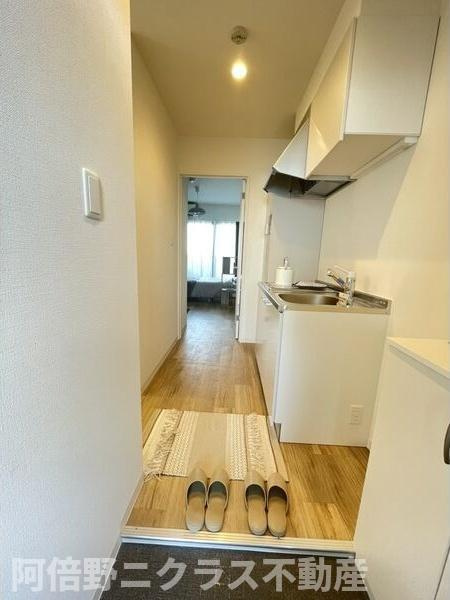 みおつくし岸里Ⅱのキッチン|家具は参考・付随しません。