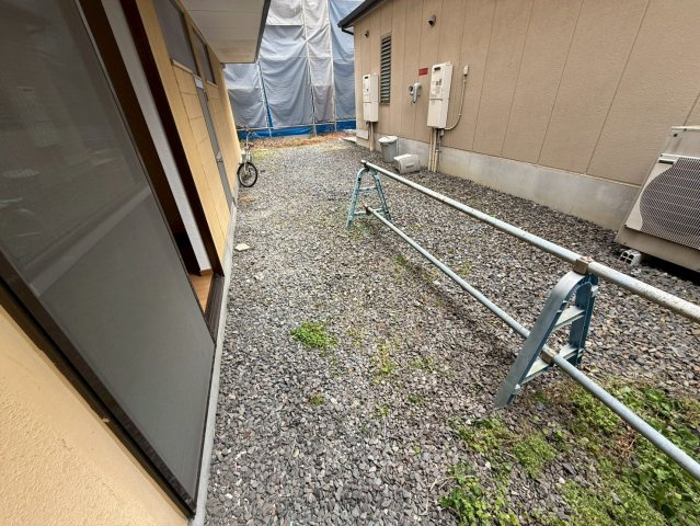 神殿マンション３号館のバルコニー
