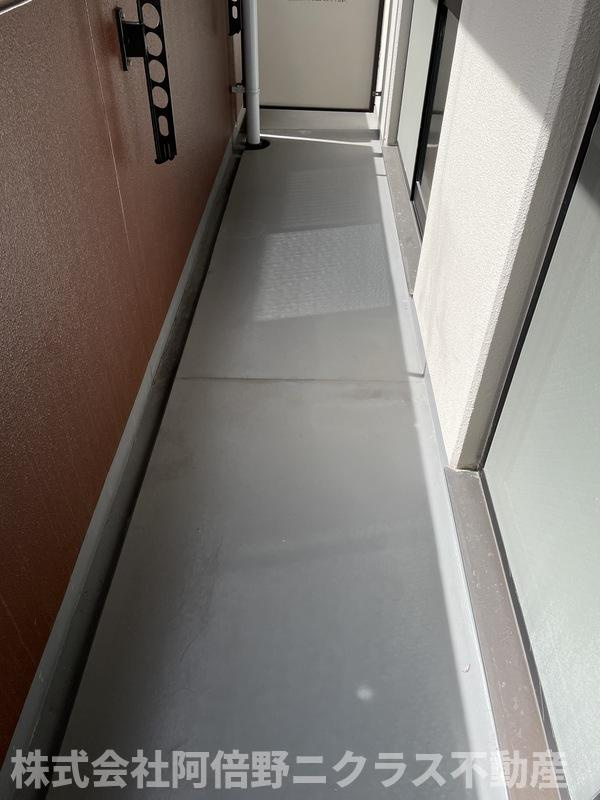マジョール松崎町のバルコニー