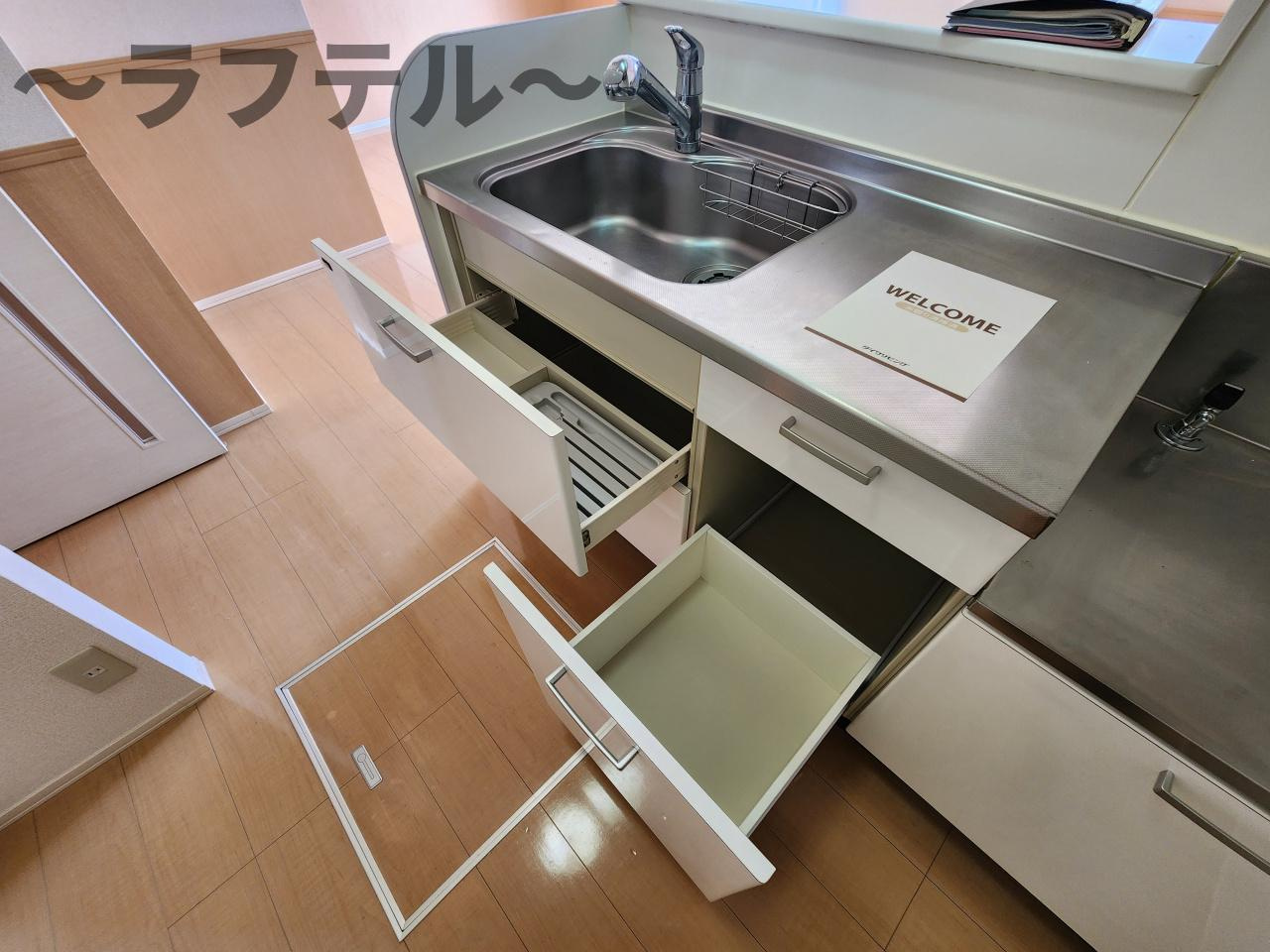 所沢市大字久米のアパートのキッチン