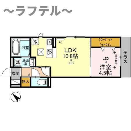ルミエール（入間）の間取り