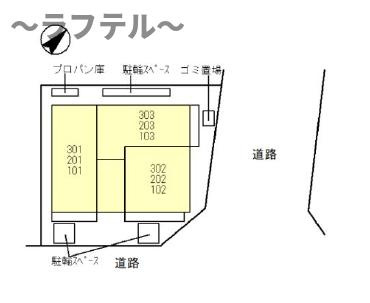 スリーカントリーの区画図