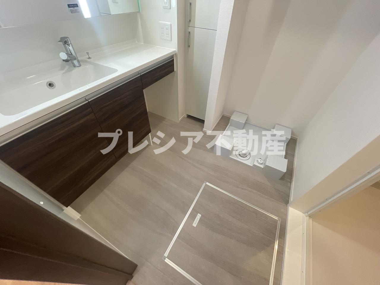 D-ROOM甲子園口の洗面所