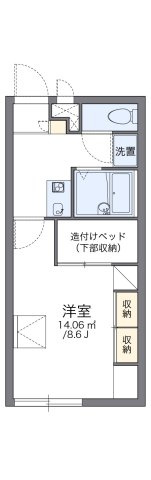 レオパレスＢｏｎｎｅ　ｊｏｕｒｎｅｅの間取り|代表的な間取のため実際の間取とは異なる場合があります