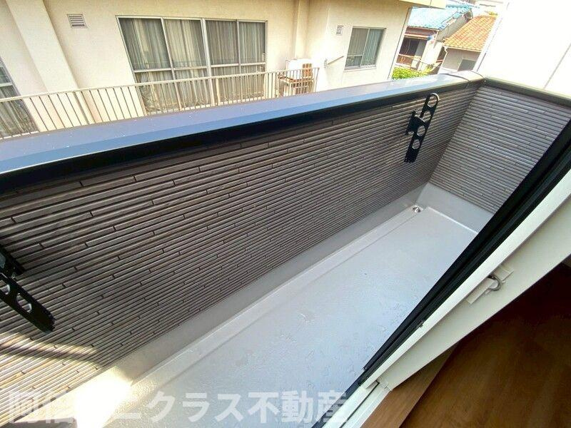 阿倍野区相生通2丁目戸建て（B棟）のバルコニー