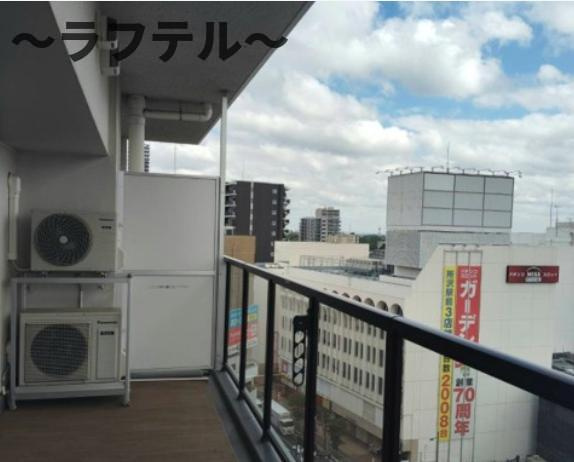シティタワー所沢クラッシィのバルコニー