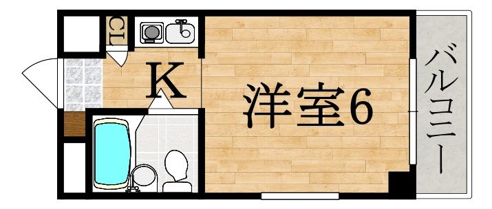 シティパレス生駒Ｐ２の間取り