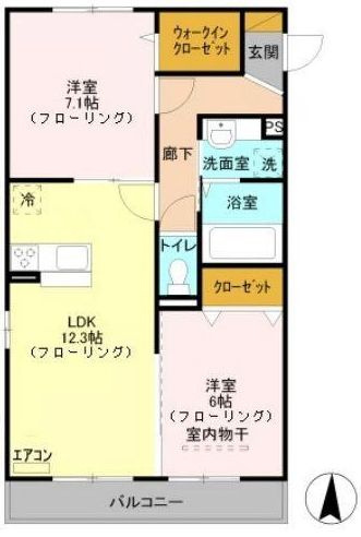 ドエル・アプリコットの間取り