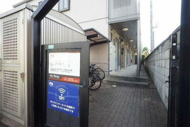 パークサイド Mのエントランス