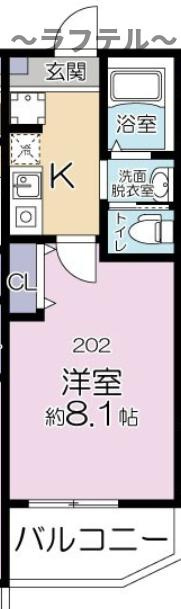 エスパーダ所沢旭町の間取り