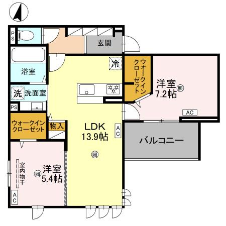 Maison　Espoir　Ⅳの間取り