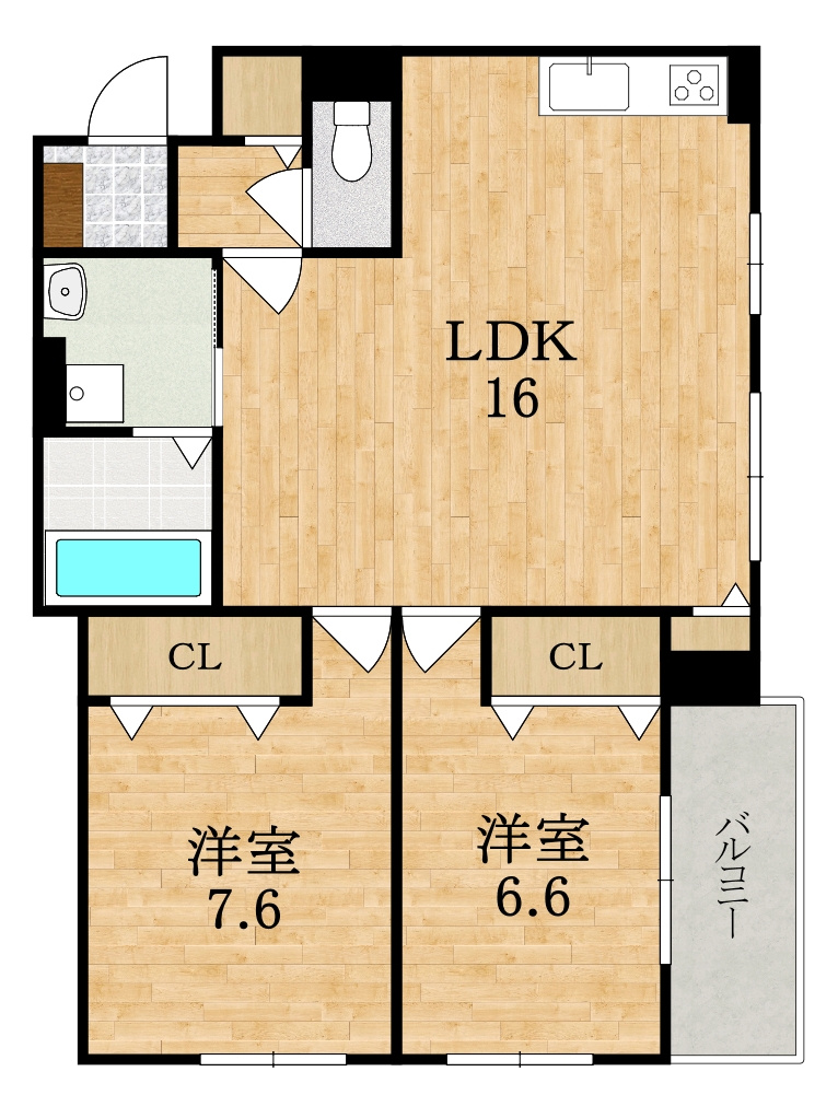 コンチェルトの間取り