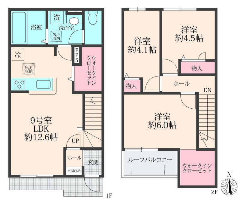 カーサポポラーレの間取り