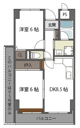 カワデンエミネンスハイツ の間取り