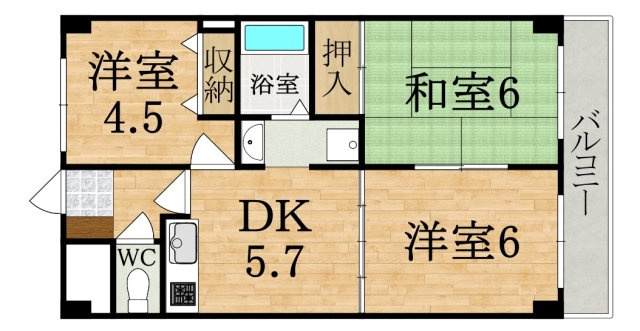 エルビーハウスの間取り