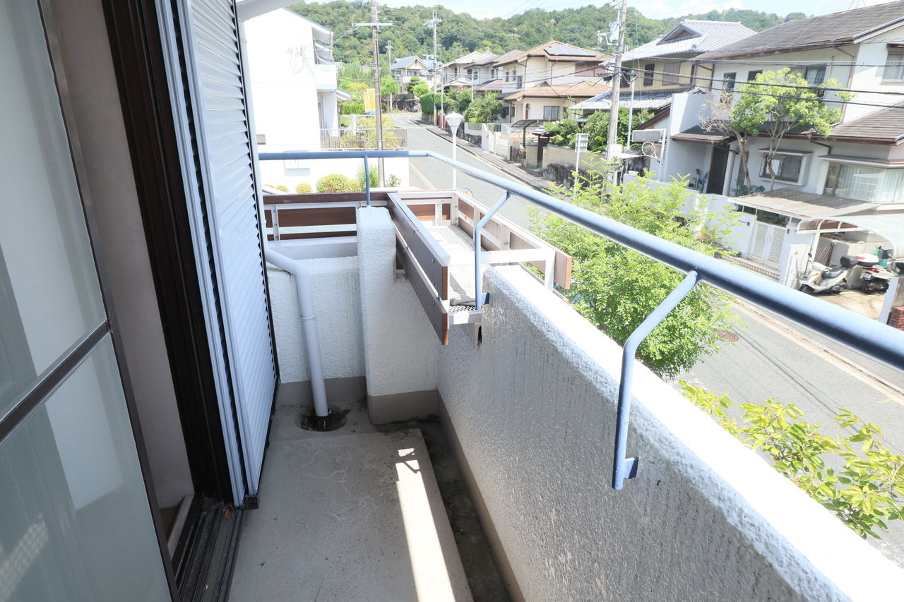 東生駒さつき台ローレルコートのバルコニー