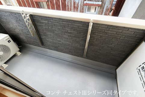 メゾンド トレーフルのバルコニー
