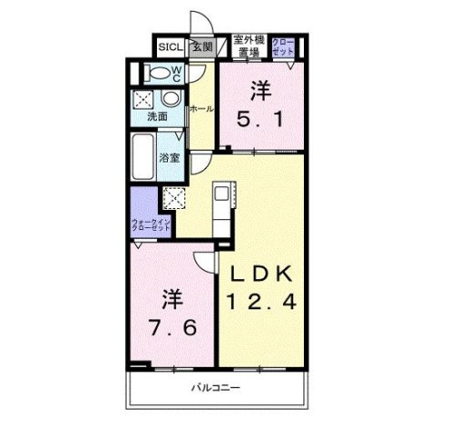 ローズ　スクエアの間取り