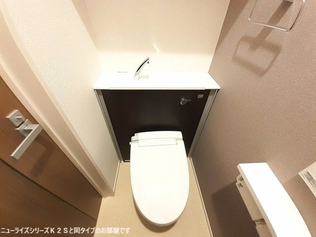 グラン笹井Ｂのトイレ|清潔感のあるトイレです