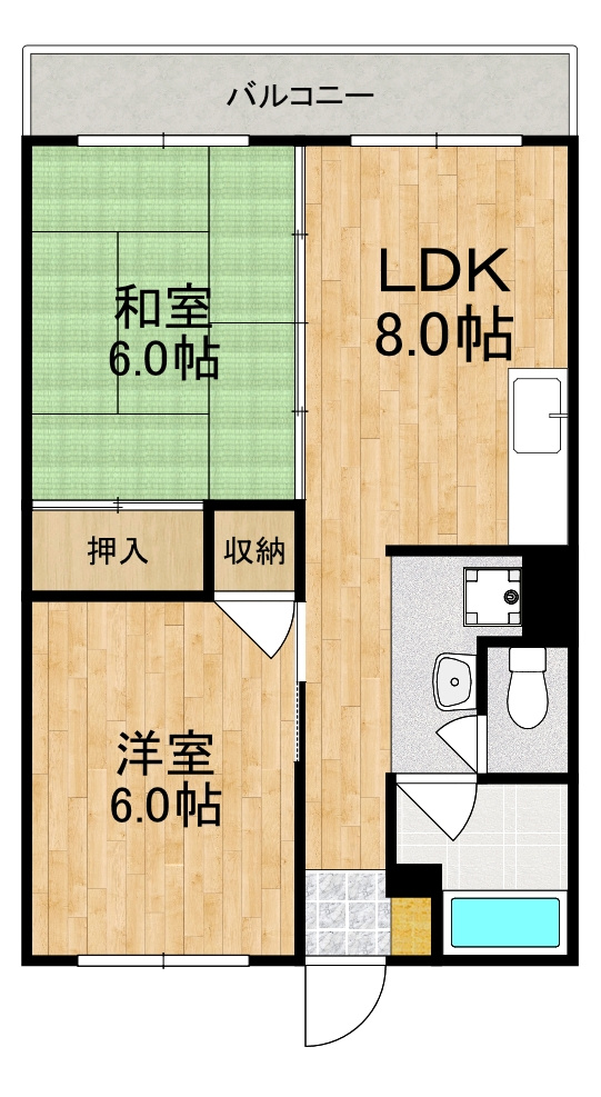 三郷グリーンハイツの間取り