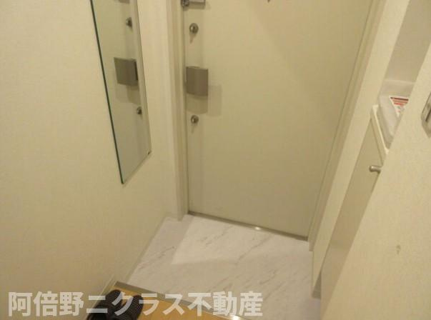 ラシーヌ阿倍野の玄関
