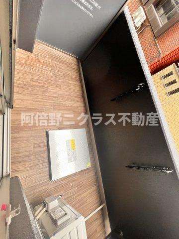 ソフィア阿倍野のバルコニー