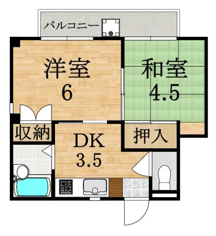 ファミール聖和の間取り