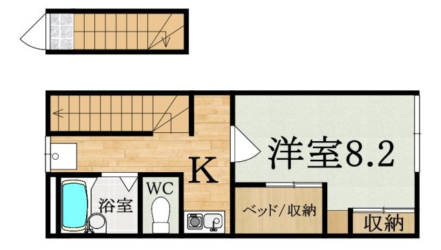 レオパレス悠(ハルカ)の間取り
