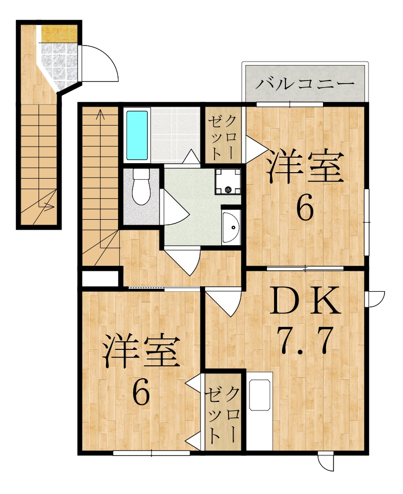 サンセールの間取り